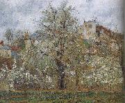 Camille Pissarro spring flowering gardens and trees china oil painting artist